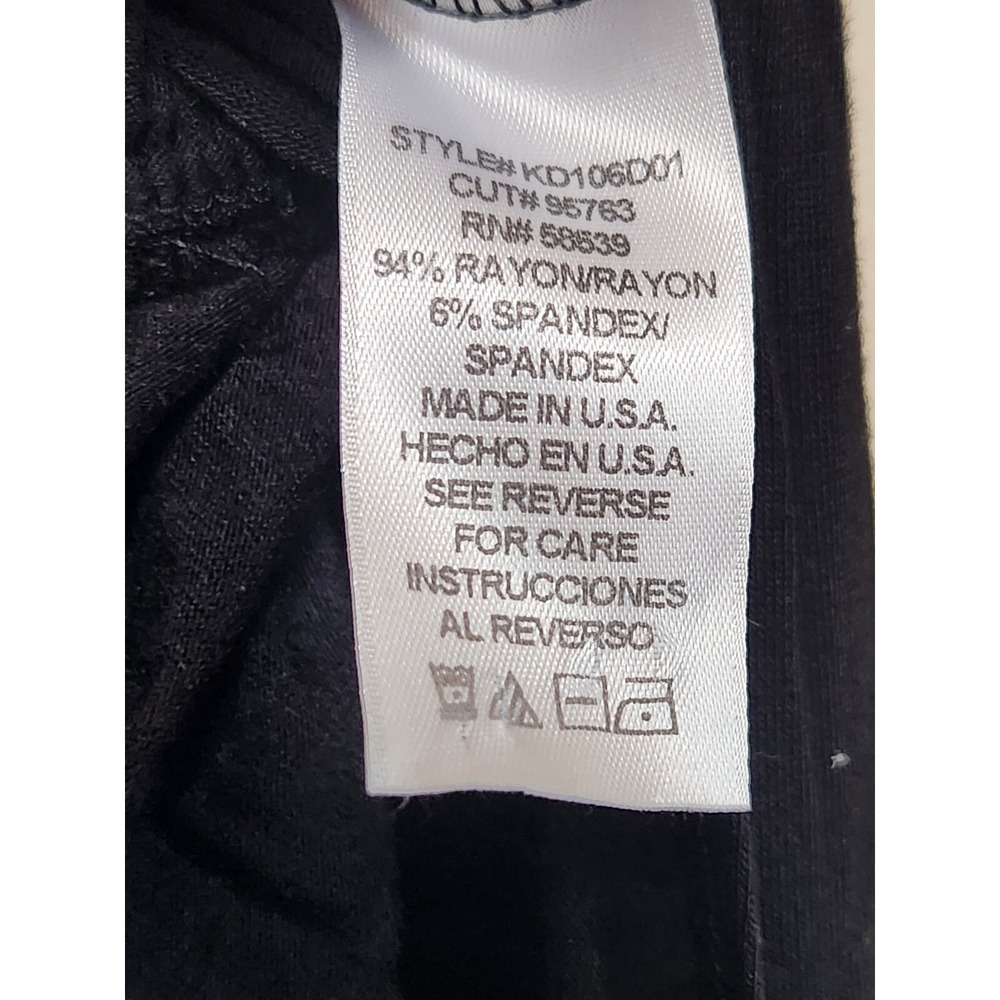 Kut from the Kloth Open Shoulder Maxi Dress Black Womens Size Large Made In USA - Picture 4 of 5